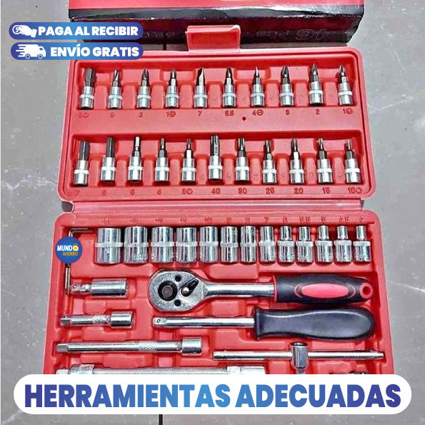 SET DE HERRAMIENT DE 46 PIEZAS