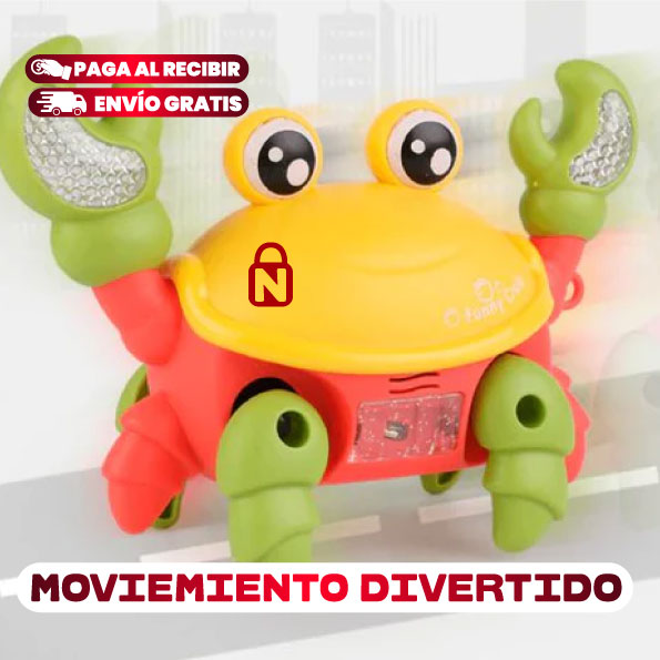 CANGREJO BAILARÍN CON SENSOR DE MOVIMIENTO