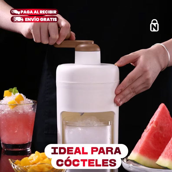 TRITURADOR DE HIELO GRANIZADO MANUAL DE COCINA