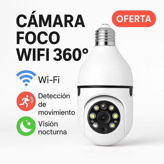 Foco Cámara de Seguridad Inteligente