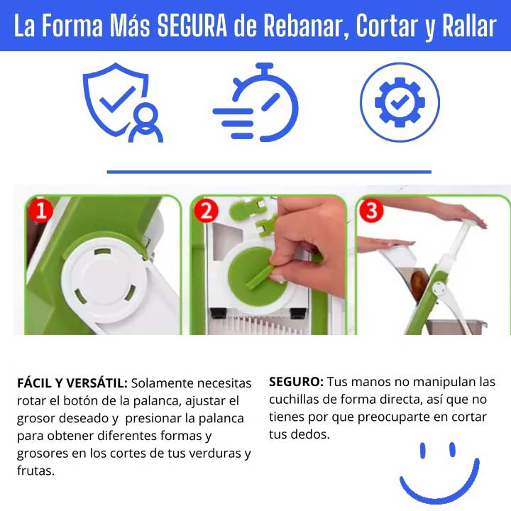 Cortador de Alimentos Multifuncional 30 en 1